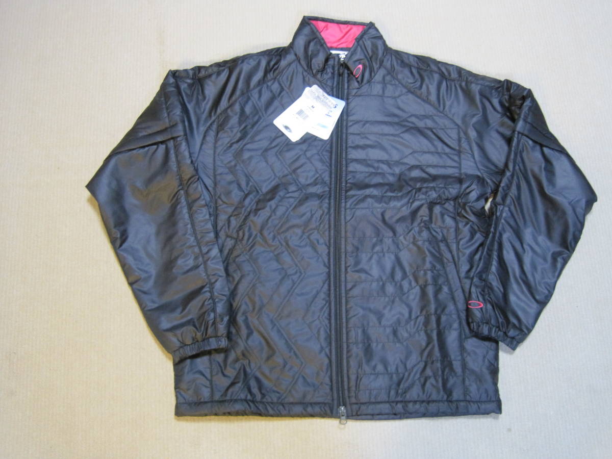 新品即決!ハイテク素材!定価17,850円!OAKLEY LOUTBET JACKET オークリー メンズ 長袖&半袖 2WAY 中綿 ナイロンジャケット ブラック M 秋冬