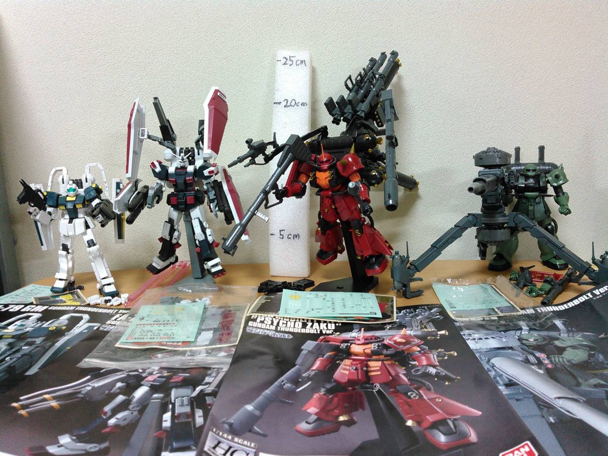 HGUC 1/144 サンダーボルト 量産型 ザクⅡ ビッグガン サイコザク 高