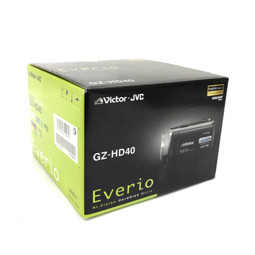 新品同様 未使用 VICTOR GZ-HD40 ハードディスク デジタルビデオカメラ ビクター