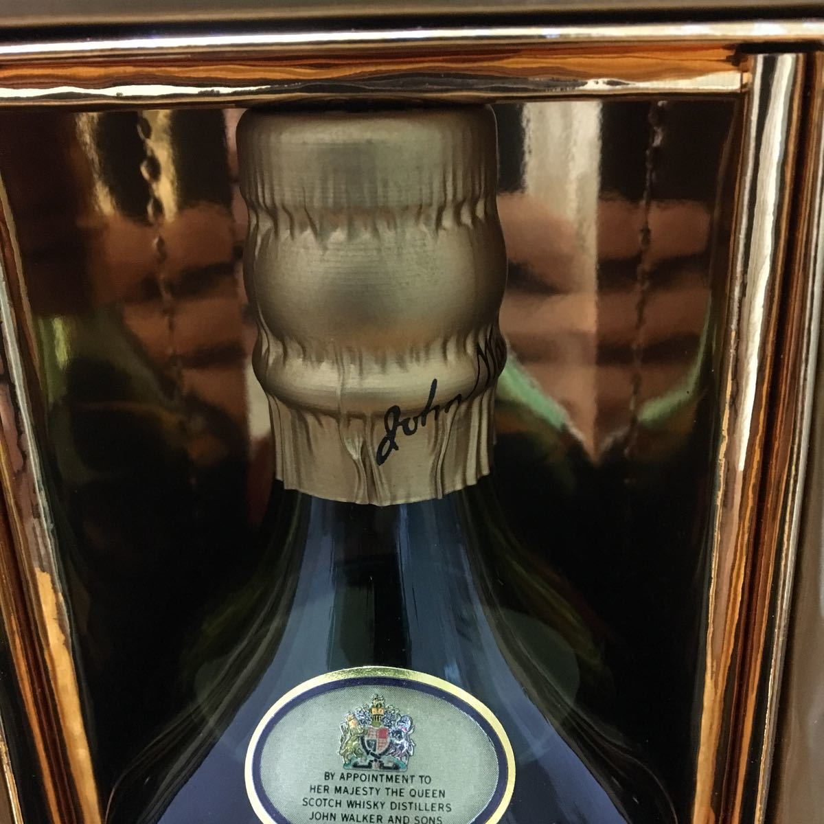 Johnnie Walker】ジョニーウォーカー GOLD LABEL 15年 未開栓 保管品