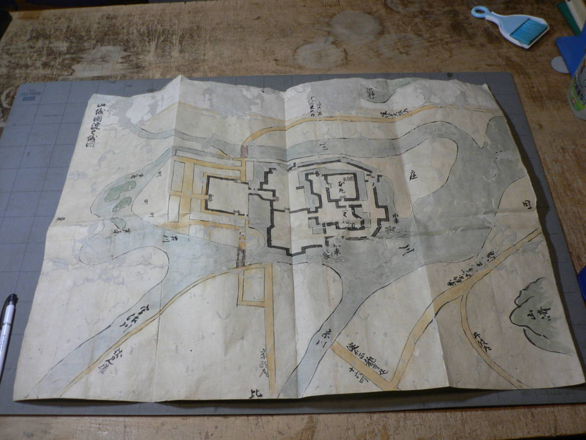 城郭図 山城国淀城之図/年代等不詳 京都市伏見区 淀城跡 【公式通販】