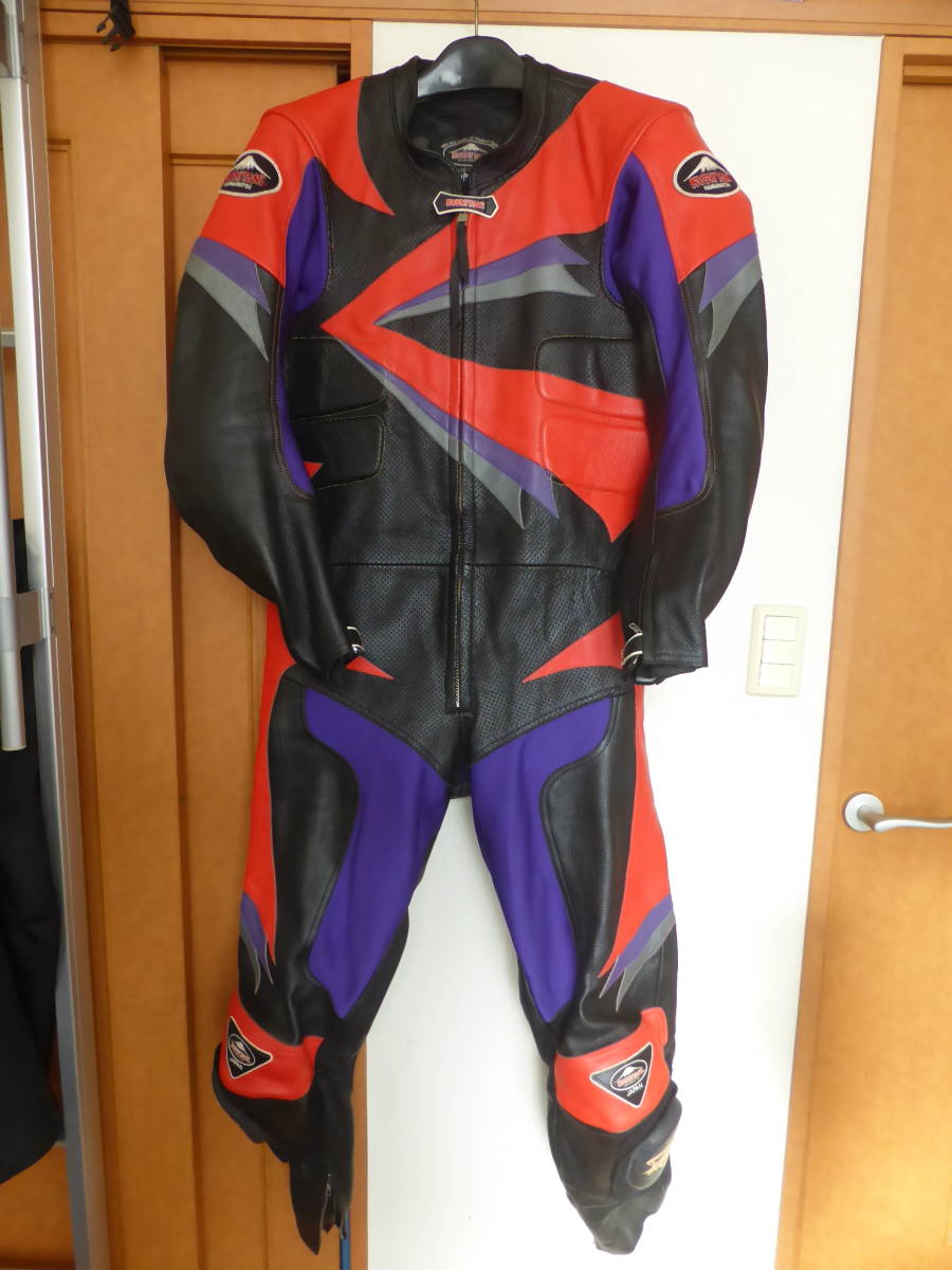 寛*ワ様 NANKAI 革ツナギ レプソル 革ツナギ NANKAI 南海 REPSOL HONDA サイズXL WGP500 ドゥーハン