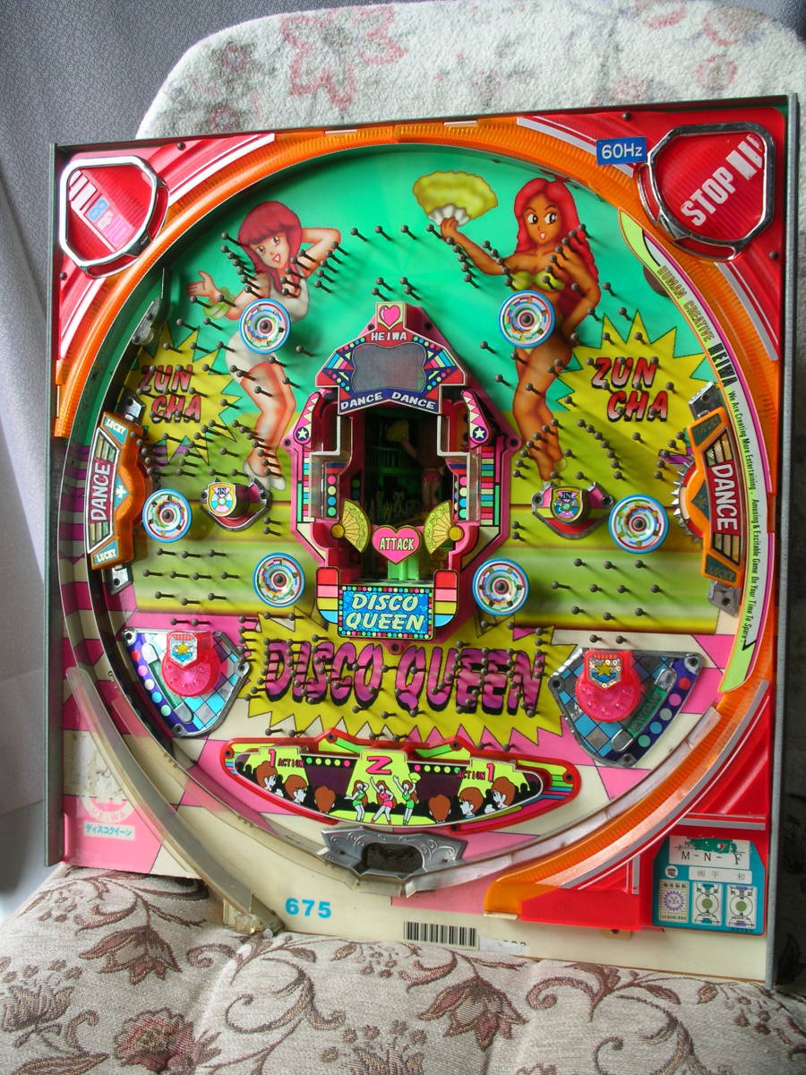 オフィシャル通販 ☆レトロパチンコ◇平和 デスコクイン◇セル・基盤