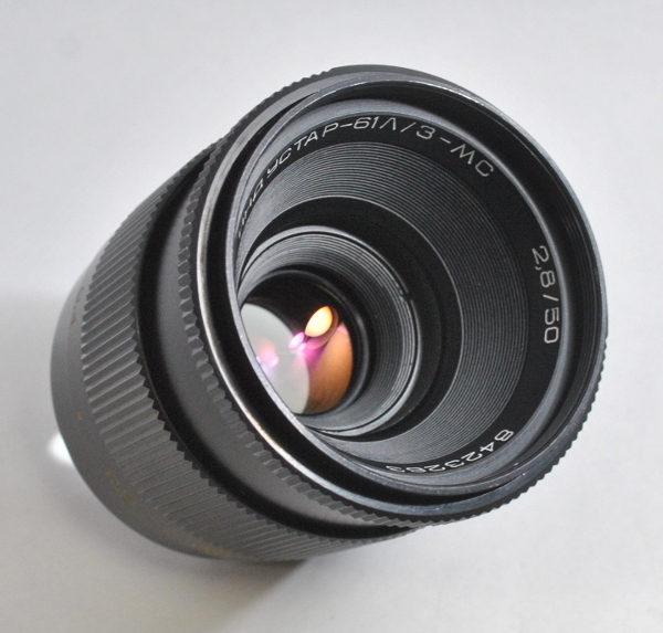 星型絞りのインダスター MC INDUSTAR 61 L/Z F2.8 50mm M42マウント ロシア オールドレンズ 星ボケ マクロ 良品！
