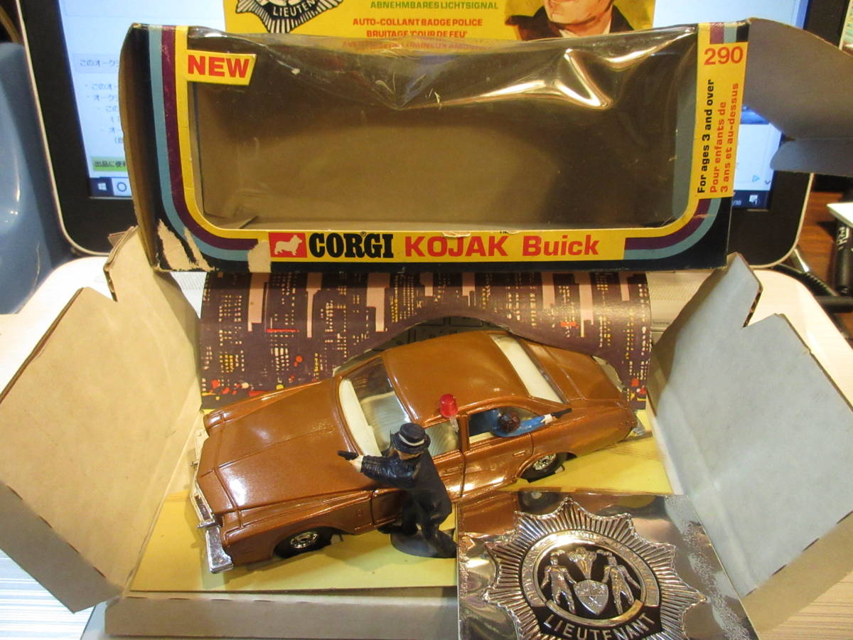 CORGI KOJAK コジャック　ミニカー　ビュイック　リーガル 未使用品 希少 1976年 CORGI KOJAK Buick 刑事コジャック ミニカー コーギー