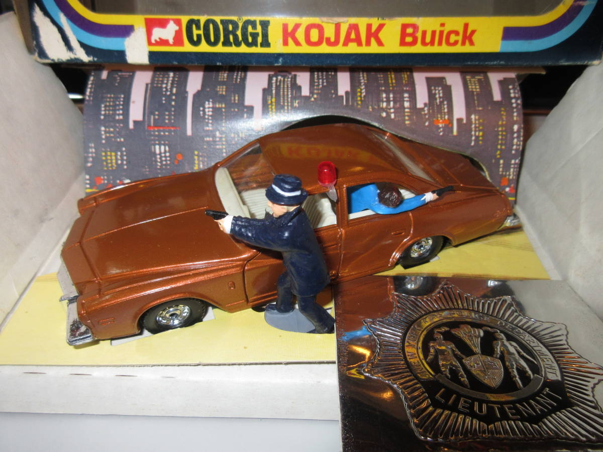 希少 1976年 CORGI KOJAK Buick 刑事コジャック ミニカー コーギー