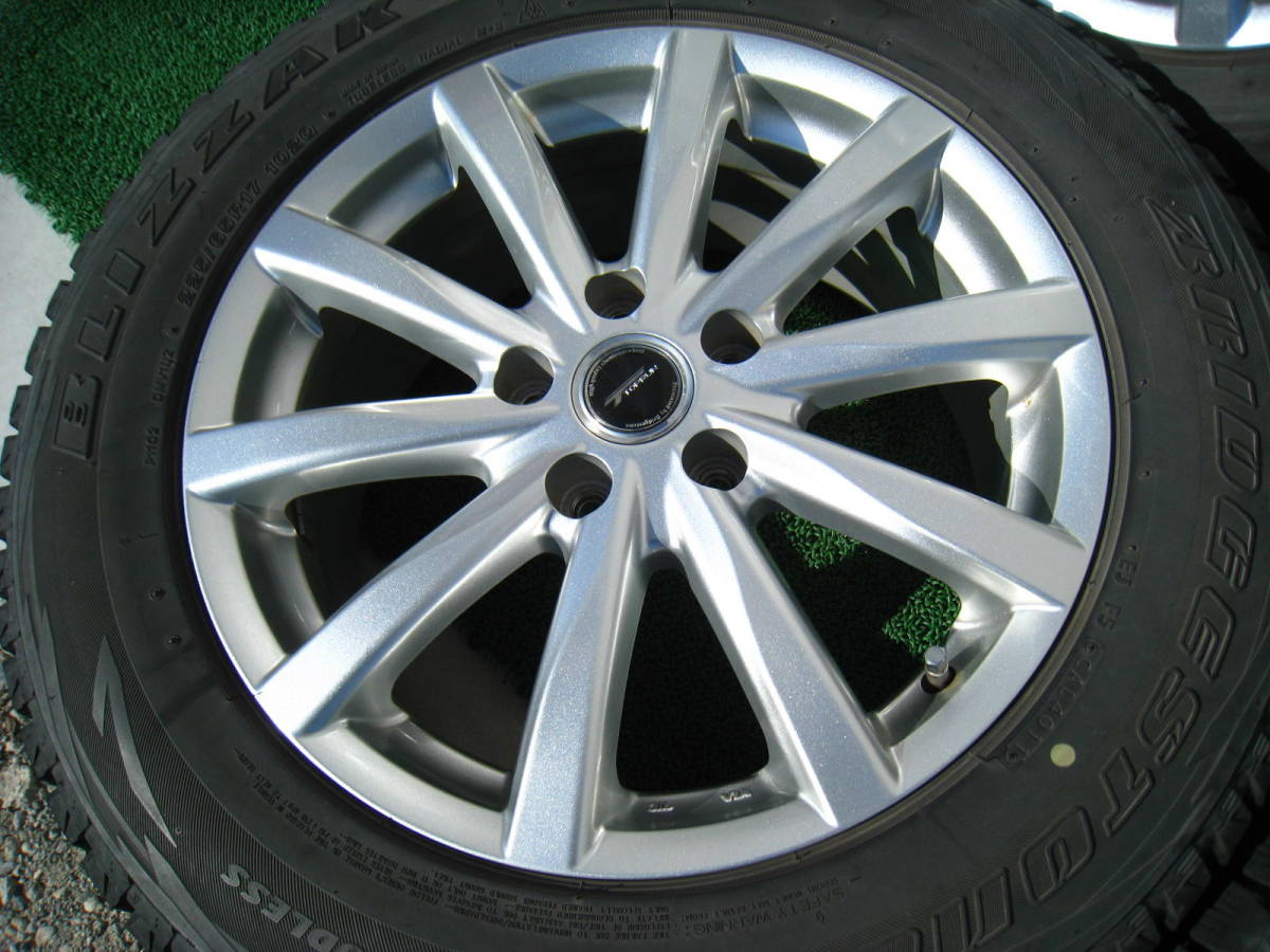 ○BS製 TOPRUN A18 アルミホイール 4本セット 17-7J +45 225/65-17 