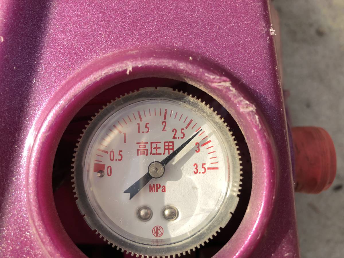 日立工機　ＨＩＴＡＣＨＩ　ＥＣ727Ｈ　エアーコンプレッサー　動作確認済　_5