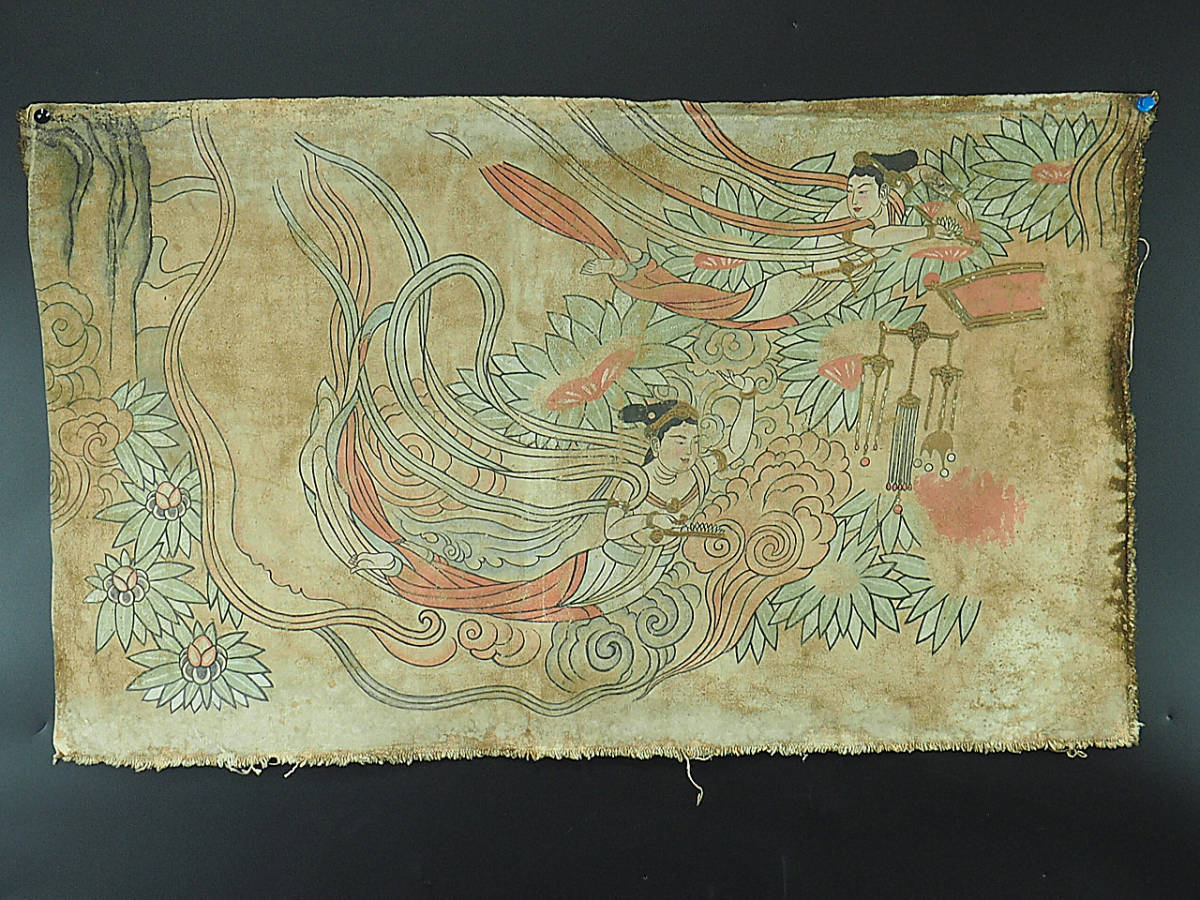 中国絵画 大型 東晋時代 名家 王羲之 遊牧貼 書道 国画 巻物 絵