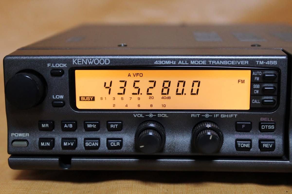 KENWOOD 430MHz用車載オールモード無線機 高安定TCXO搭載 TM-455S TR