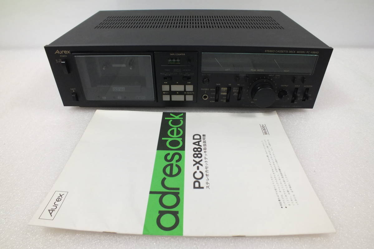 PC-X88AD 99XOJ 銘機 オーレックス⁄Aurex ステレオカセットデッキ