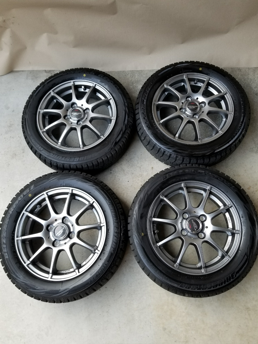 バリ山 スタッドレスタイヤ 軽自動車 ブリヂストン BLIZZAK REVO GZ