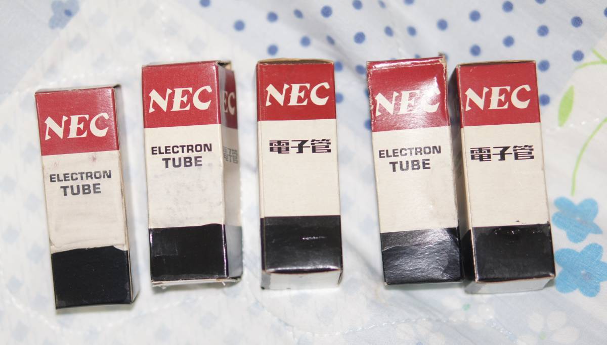 中古貴重NEC真空管12RHH14箱入りですが箱にいたずらし黒く塗りつぶし