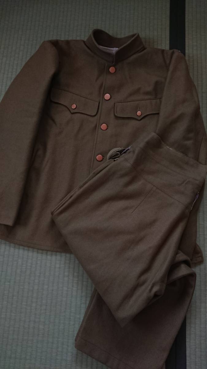 複製日本軍「昭五式軍衣袴・特大寸（野狸納）」陸軍軍服