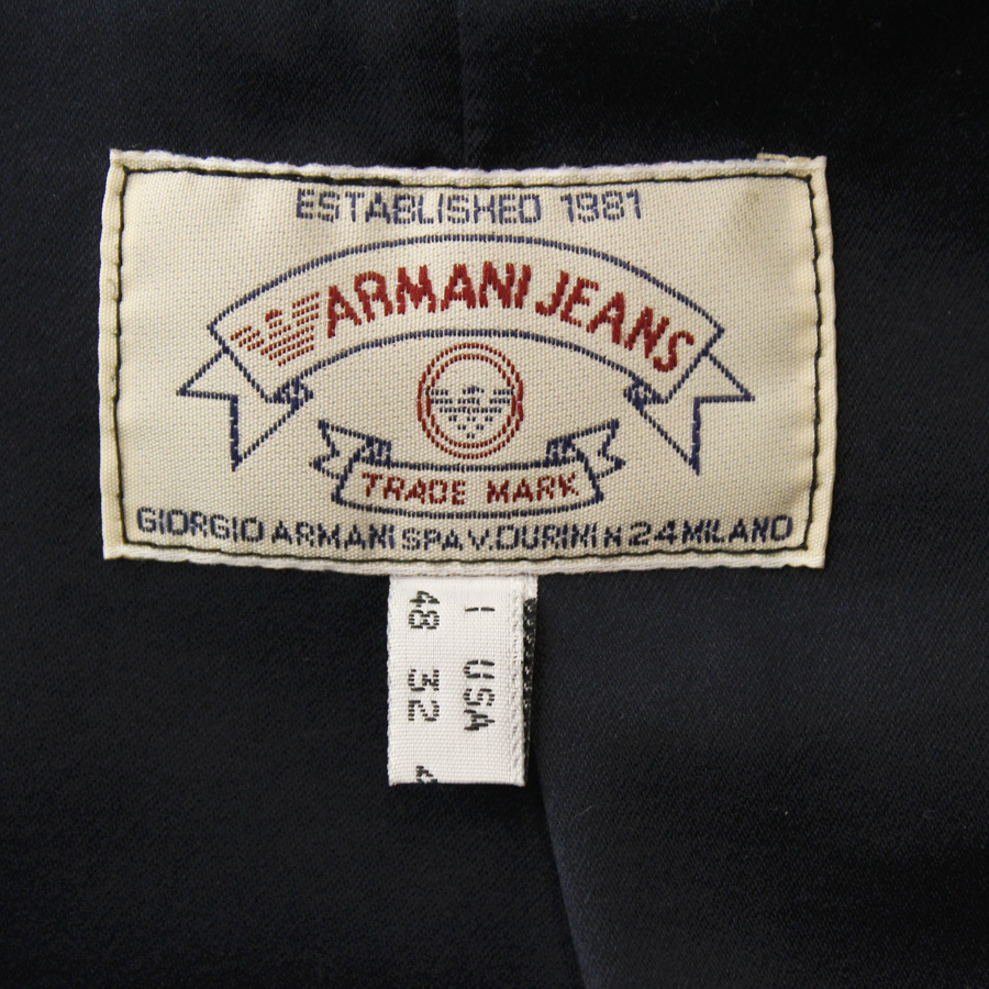 定価12万円 正規品 美品 イタリア製 ARMANI JEANS アルマーニ 