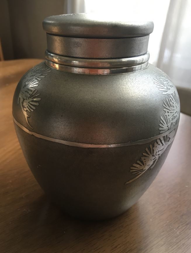 煎茶道具 本錫製 薩摩朝日堂在銘 茶心壷 重さ約740g 約高さ14㎝ Yahoo