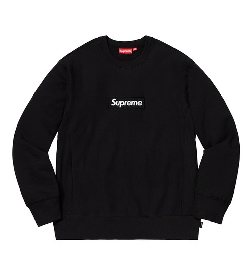 高品質，SALE 18AW Supreme Box Logo Crewneck black S シュプリーム 