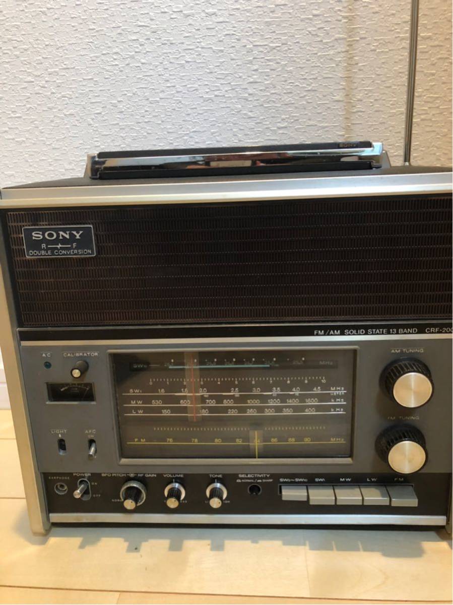 SONY CRF-200 ソニー 0 BCLラジオ - CRF FM⁄AMラジオ sony 13band