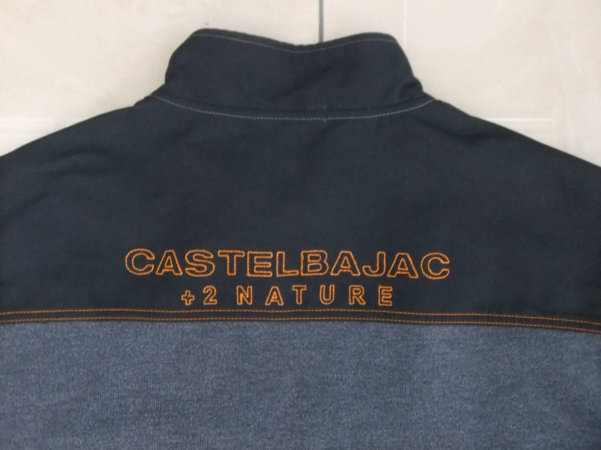 カステルバジャック CASTELBAJAC ＋2 nature ハーフジップ ポロシャツ 