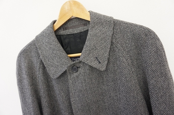 #wnc 即決 バーバリー BURBERRY コート ロング グレー 黒 カシミヤ メンズ [507680] バーバリー BURBERRY コート 2026年最新バーバリー トレンチコート ウォータールーの人気アイテム