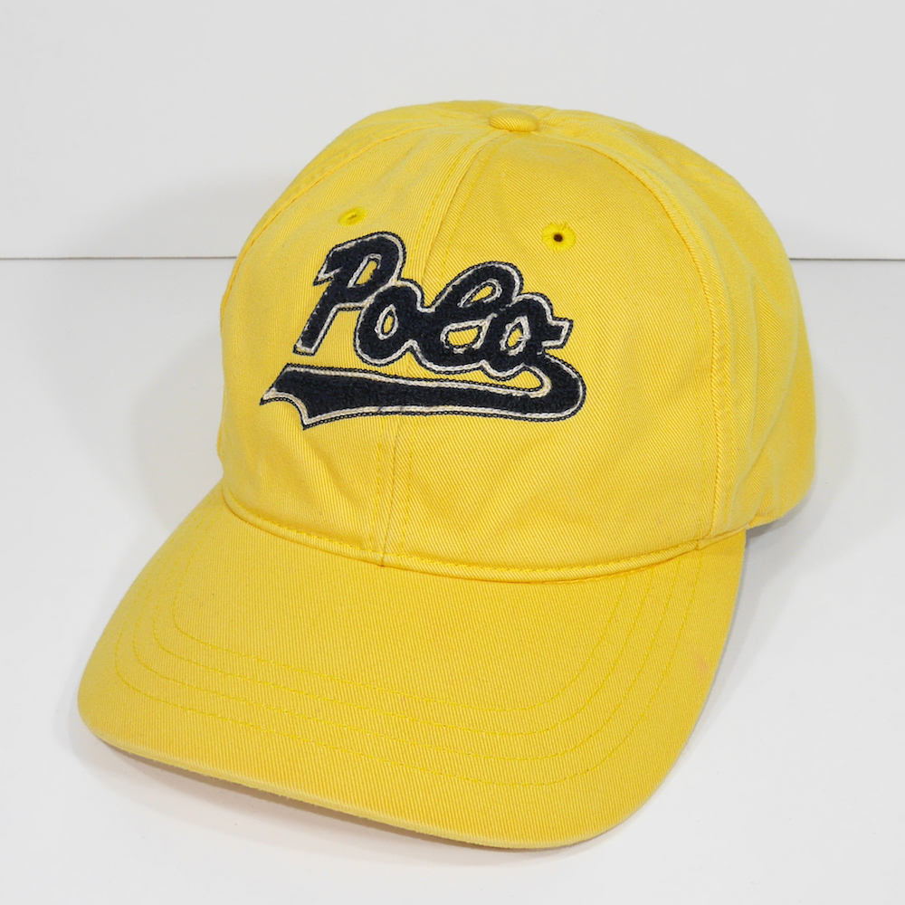 新品商品 POLO SPORT スクリプト キャップ イエロー ラルフローレン