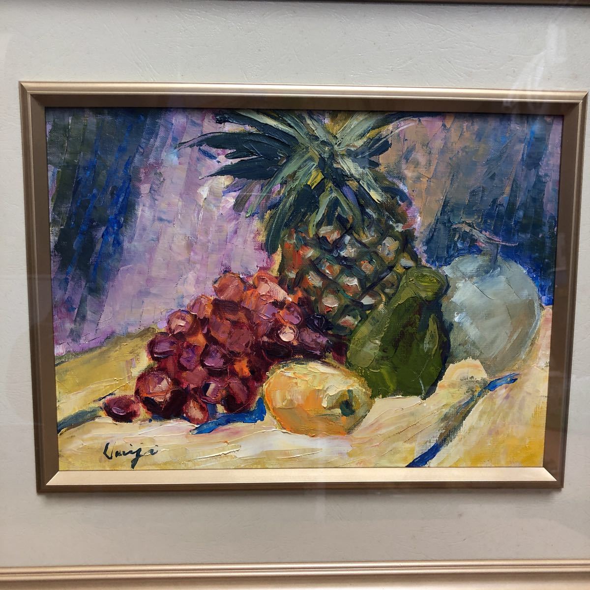 油絵 額入り 作者不明(サイン有り) 油彩 美術品 【公式通販】