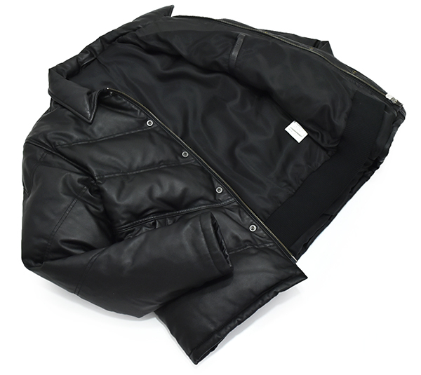 定価5万円 ハルフ【Haruf】羊革 ラムレザー ダウンジャケット 