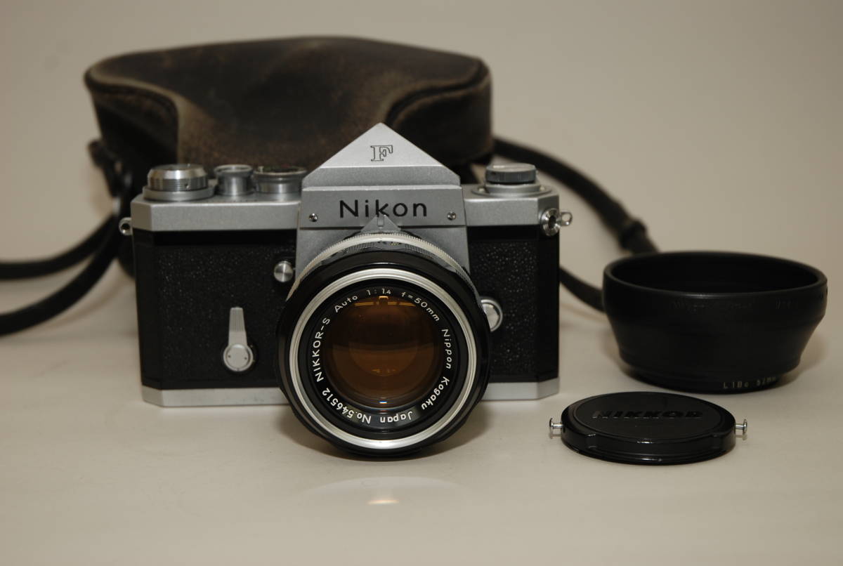 NIKON ニコン F アイレベル シルバー + NIKKOR-S Auto 50mm F1.4 NIKON