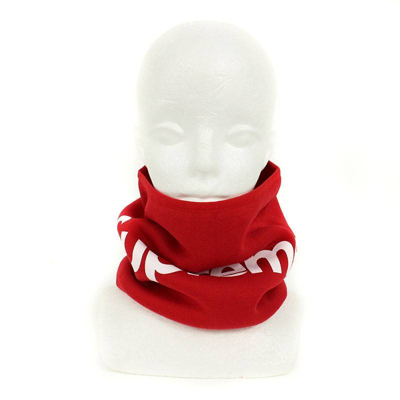 シュプリーム SUPREME 15AW Fleece Neck Gaiter ロゴプリント裏地