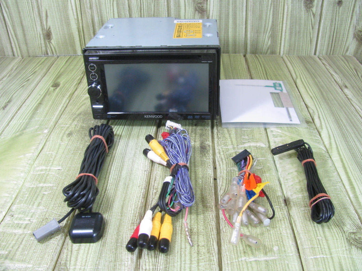 [92169-B]ケンウッド MDV-323 ワンセグ内蔵ナビ 良好