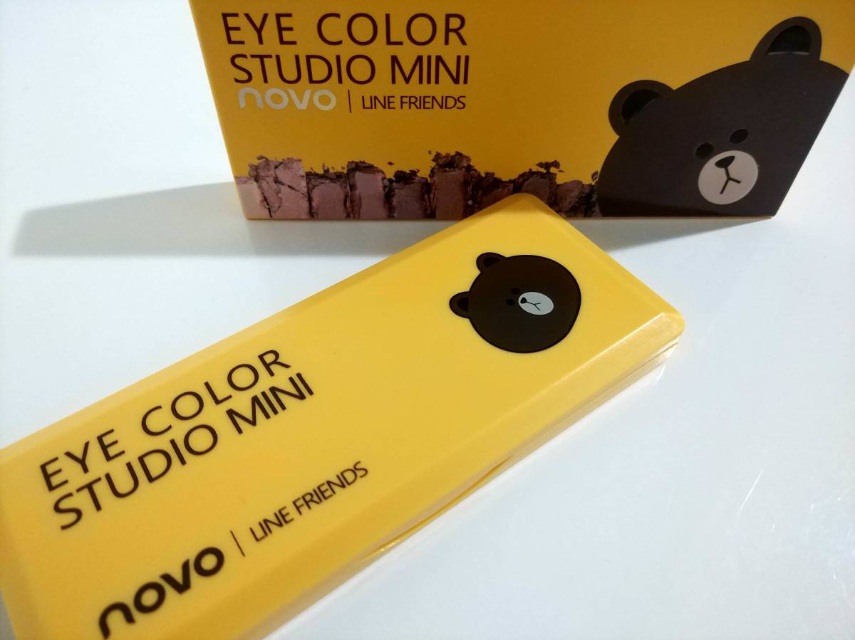 送料無料　NOVO Lineフレンズ　アイシャドウ　#5 ブラウン　パレット カラーパレット アイメイク パレットアイシャドウ　韓国　コスメ_2