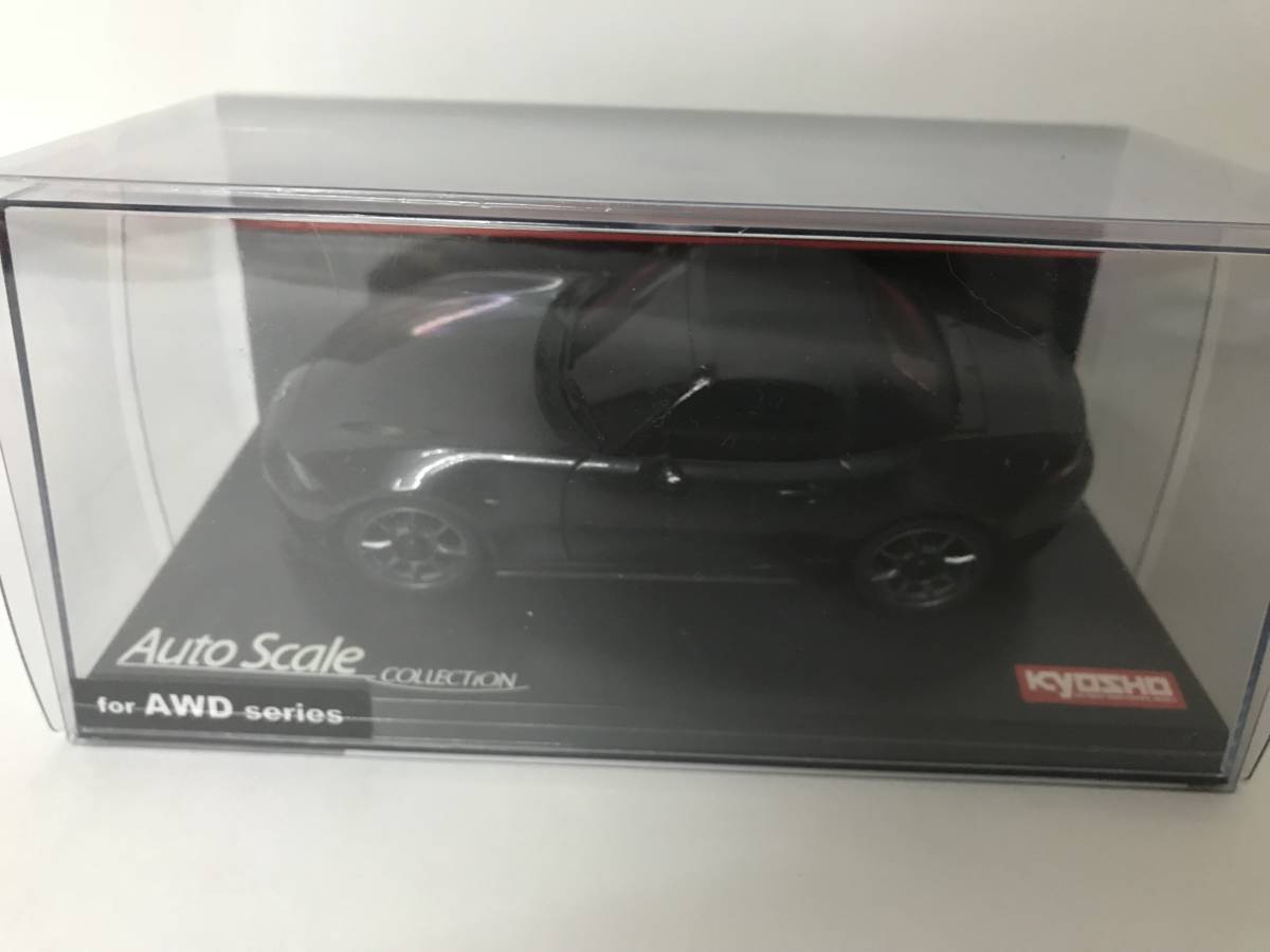 [新品]ミニッツ マツダ ロードスター ジェットブラックマイカ / マツダ アンフィニ RX-7 FD3S 電動RC 京商 AWD ASC オートスケール MA-020