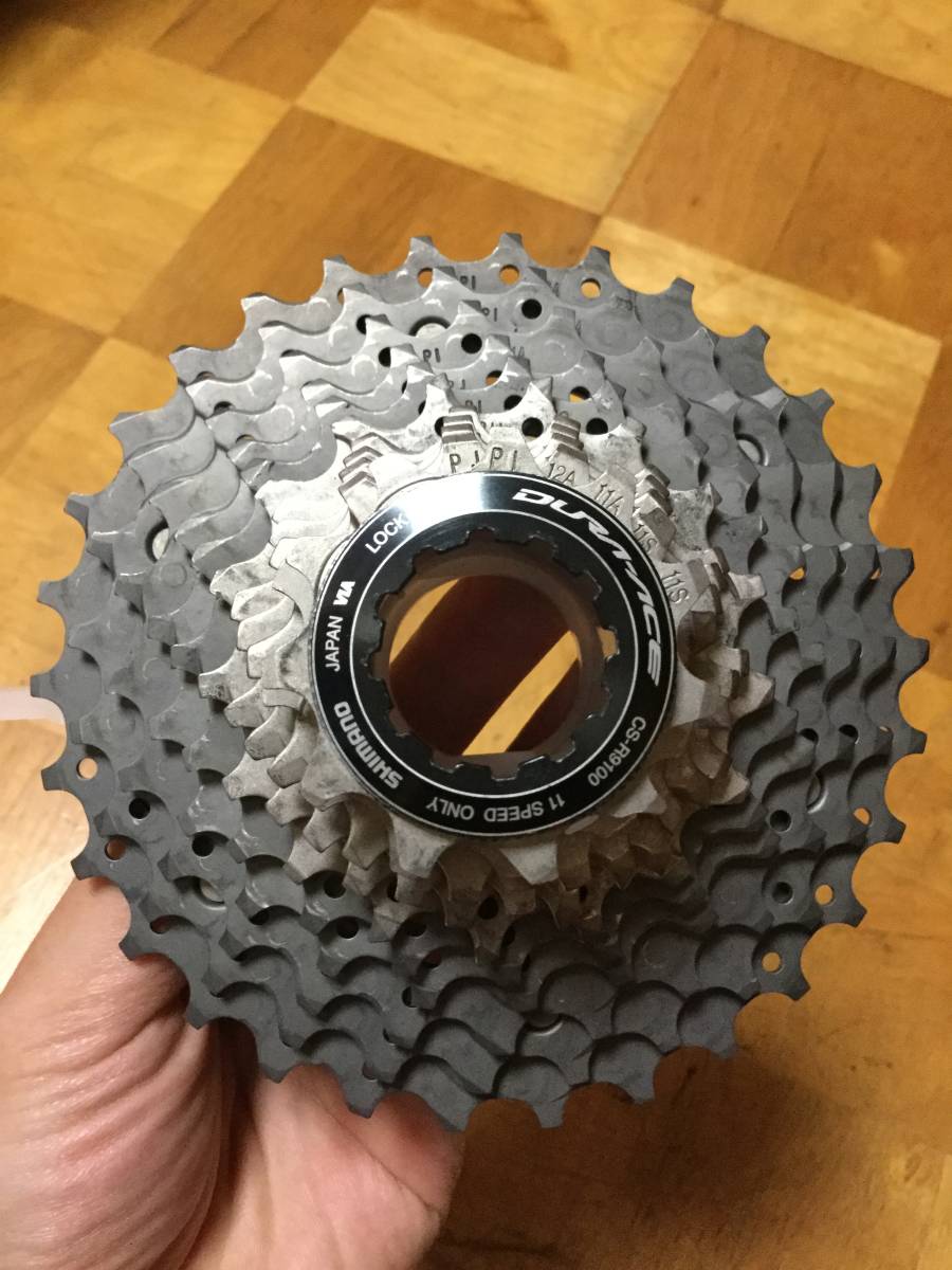 【低価，送料無料】 品 程度良 CS-R9100 11-30T デュラエース DURA-ACE 11速 カセットスプロケット shimano シマノ JAPAN(スプロケット)｜売買されたオークション情報、yahooの商品情報をアーカイブ公開 - オークファン スプロケット