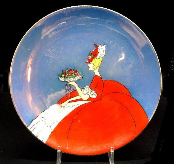 オールドノリタケ ラスター彩 風景 大きめポット Noritake - シュガー 