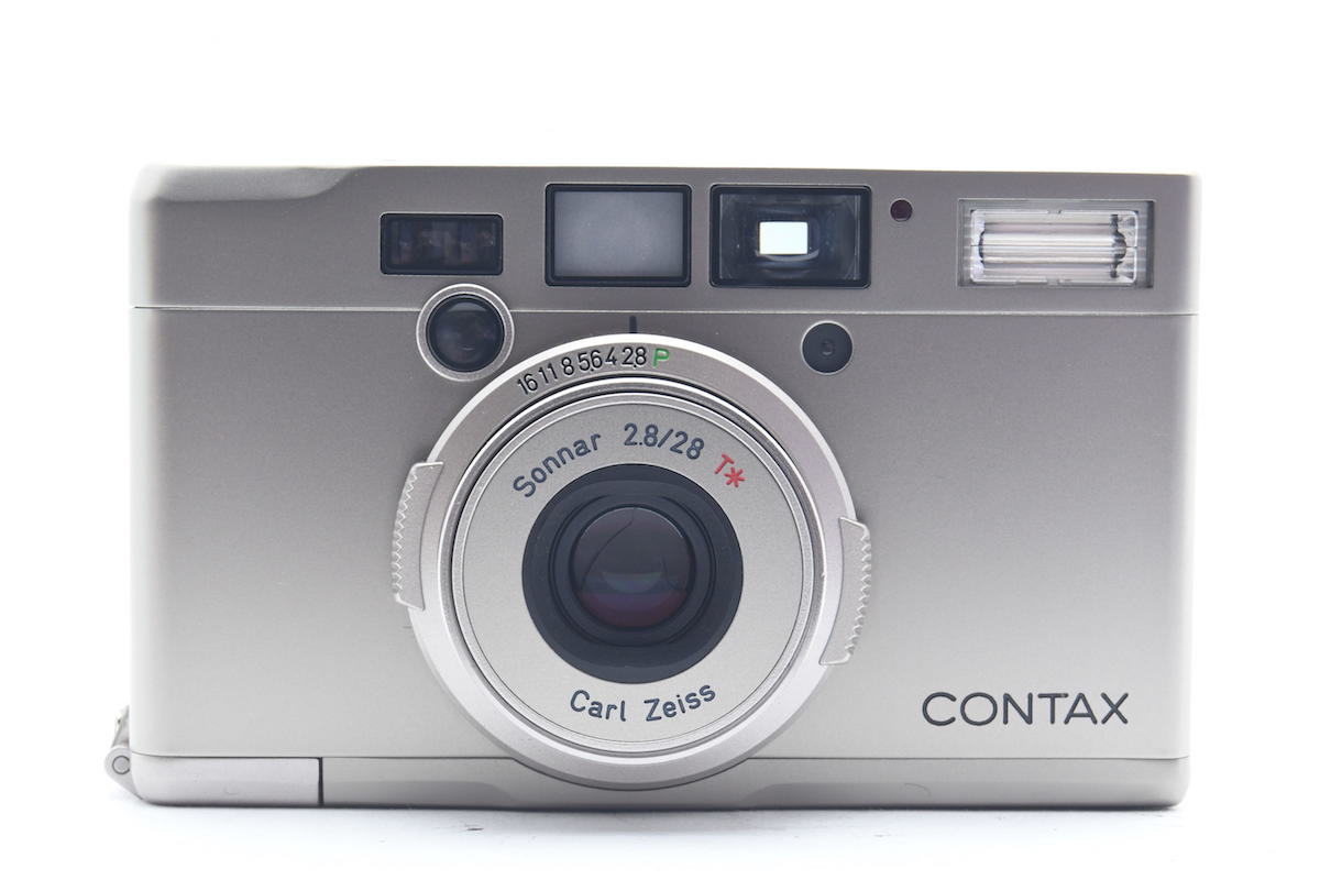 CONTAX T2 コンパクトフィルムカメラ チタンシルバー