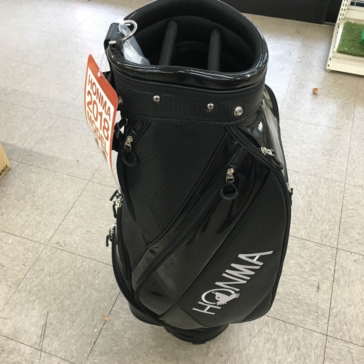 本間 キャディバッグ CB1824 新品未使用 ブラック