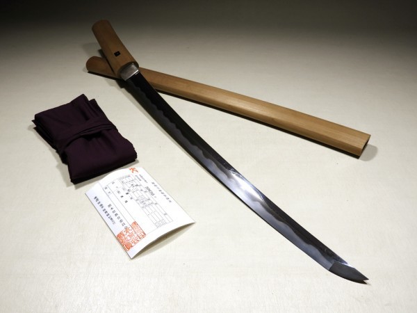 新品，お得 伝 源清麿 脇差 新々 無銘 脇差 相州伝 清磨刃 華やか 互の目乱れ 丁子 一尺六寸互分七厘 50.2cm / 039(脇差、短刀)｜売買されたオークション情報、yahooの商品情報をアーカイブ公開 - オークファ 脇差、短刀