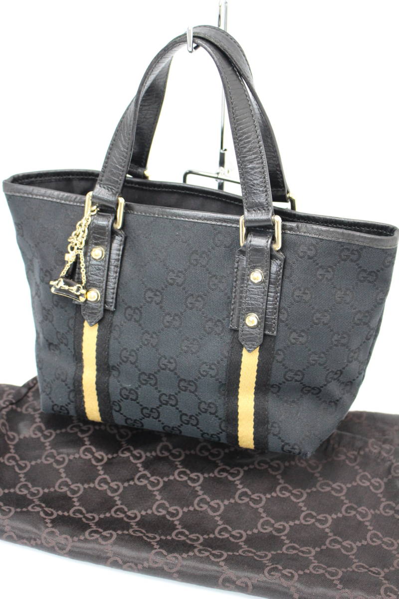 504) GUCCI 【グッチ】 139261 213048 ミニトートバッグ GGキャンバス 