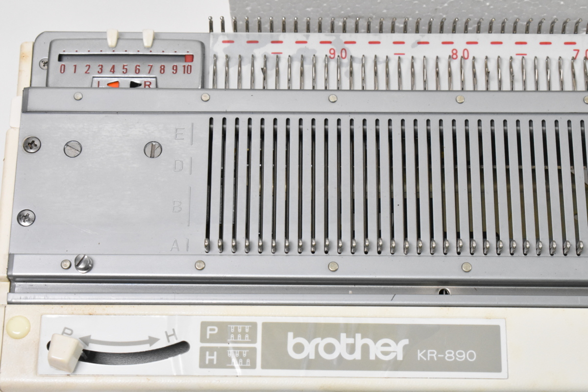 ☆BROTHER ブラザー 編み機 KR-890 ゴム編機 手芸 ハンドクラフト 1253 