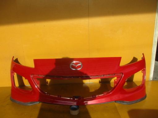 RX-8 後期純正フロントバンパー RX-8/RX8(SE3P)後期用!純正フロントバンパー レッド パーツ 自動車