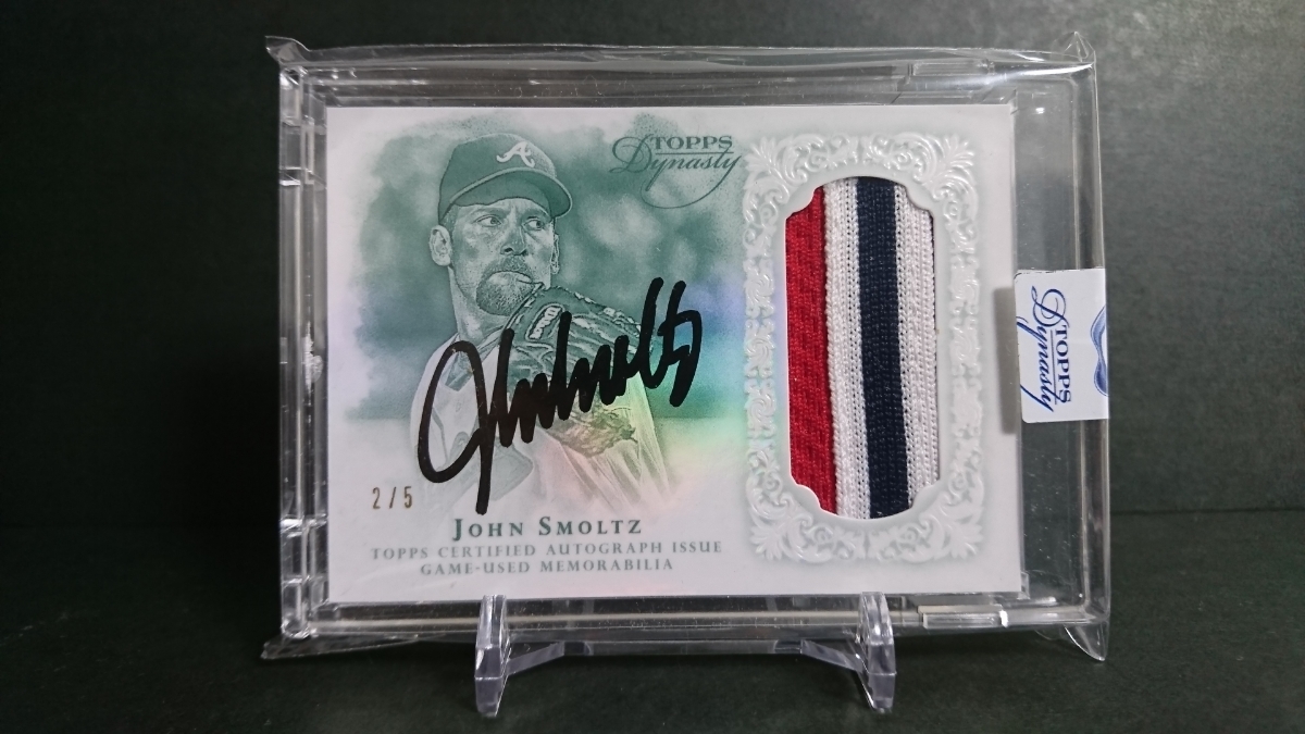  2015 TOPPS DYNASTY JOHN SMOLTZ パッチ auto 直筆サイン /5(Topps)｜売買されたオークション情報、yahooの商品情報をアーカイブ公開 - オークファン シングルカード