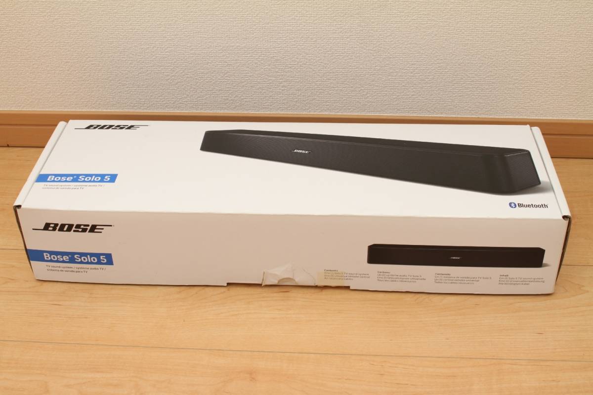 TV Solo 0 Bose Sound System Soundbar com: system sound BOSE with