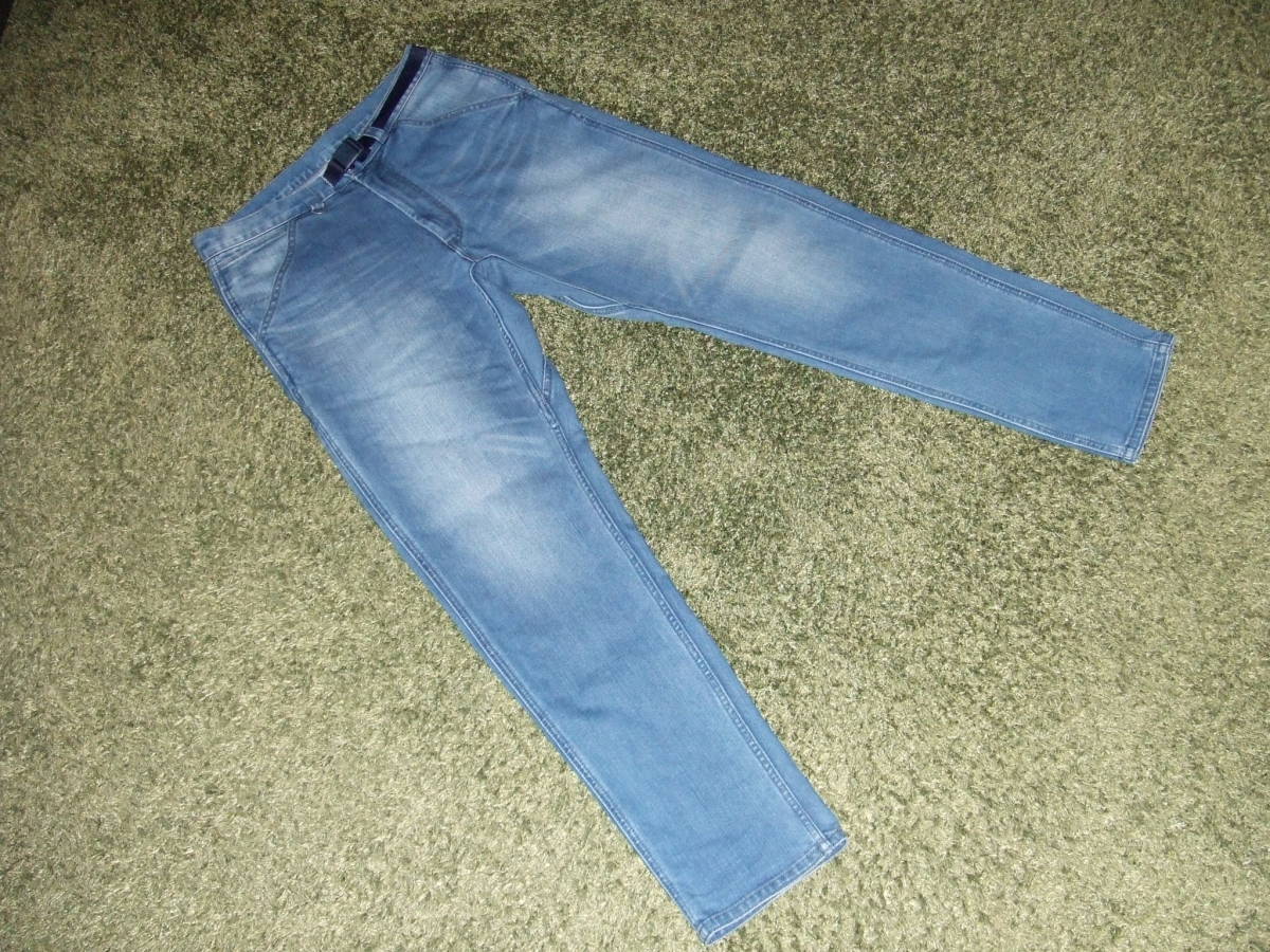 美品 ノースフェイス パープルレーベル NT5609N Webbing Belt Denim 