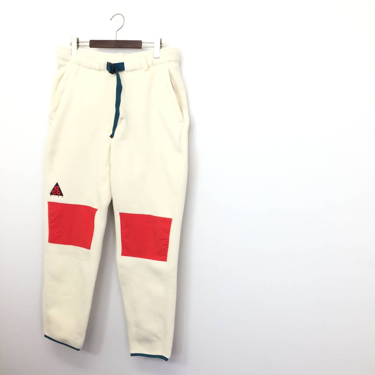 【新品タグ付】18AW NIKE × ACG SHERPA FLEECE TROUSERS PANT ナイキ フリース パンツ ホワイト AJ2014-258 size M 【定価20.520円】