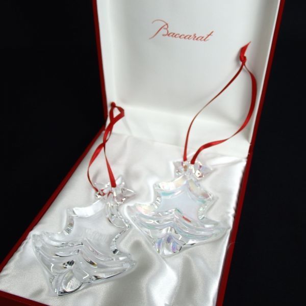 バカラ【Baccarat】 ノエル クリスマスオーナメント 2点セット 2015