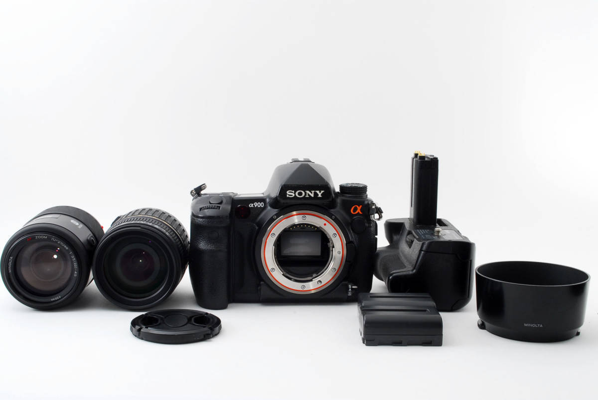 オススメ】 SONY a900 DSLR-A900 ダブルレンズキット tamron a14 予備 