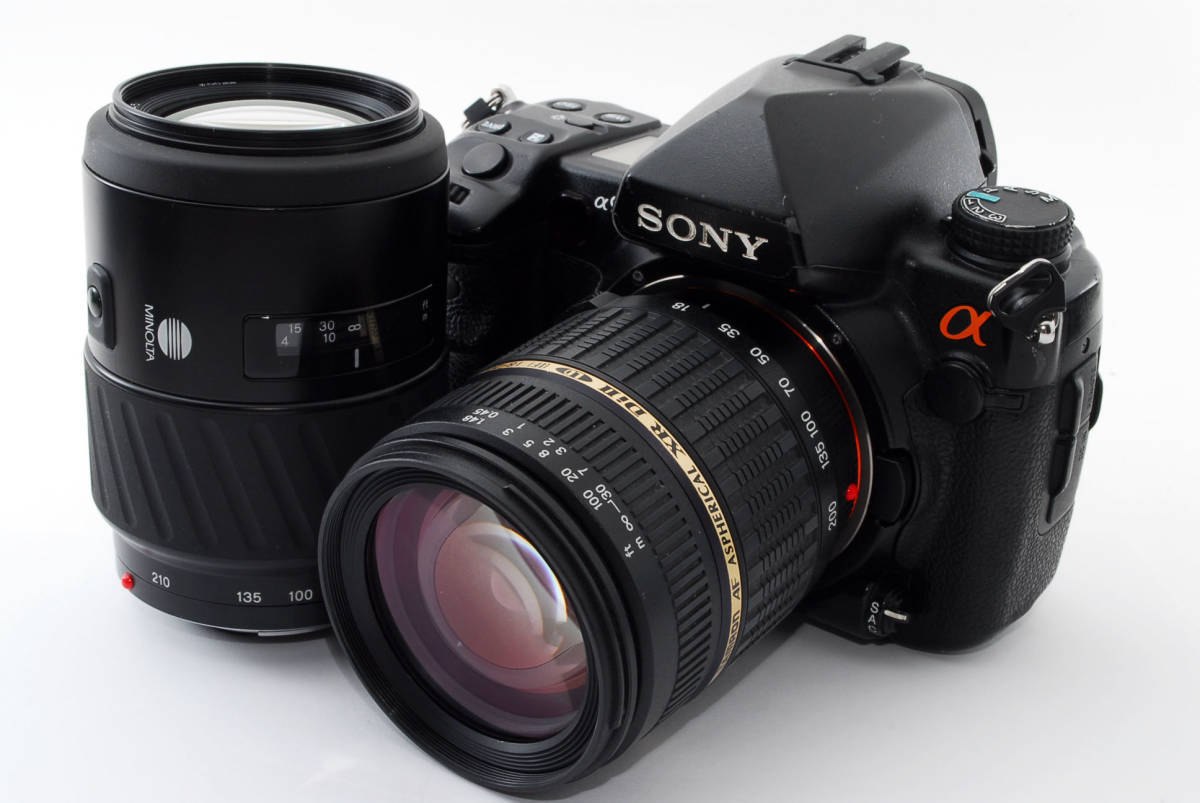 オススメ】 SONY a900 DSLR-A900 ダブルレンズキット tamron a14 予備 