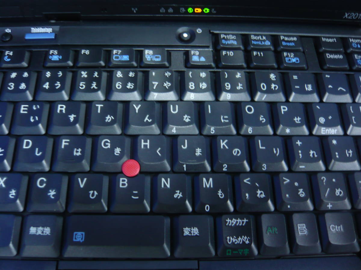 1048★LenovoThinkPad X201s 5129NV4 Core i5-520U HDD/250GB Win10インストール　