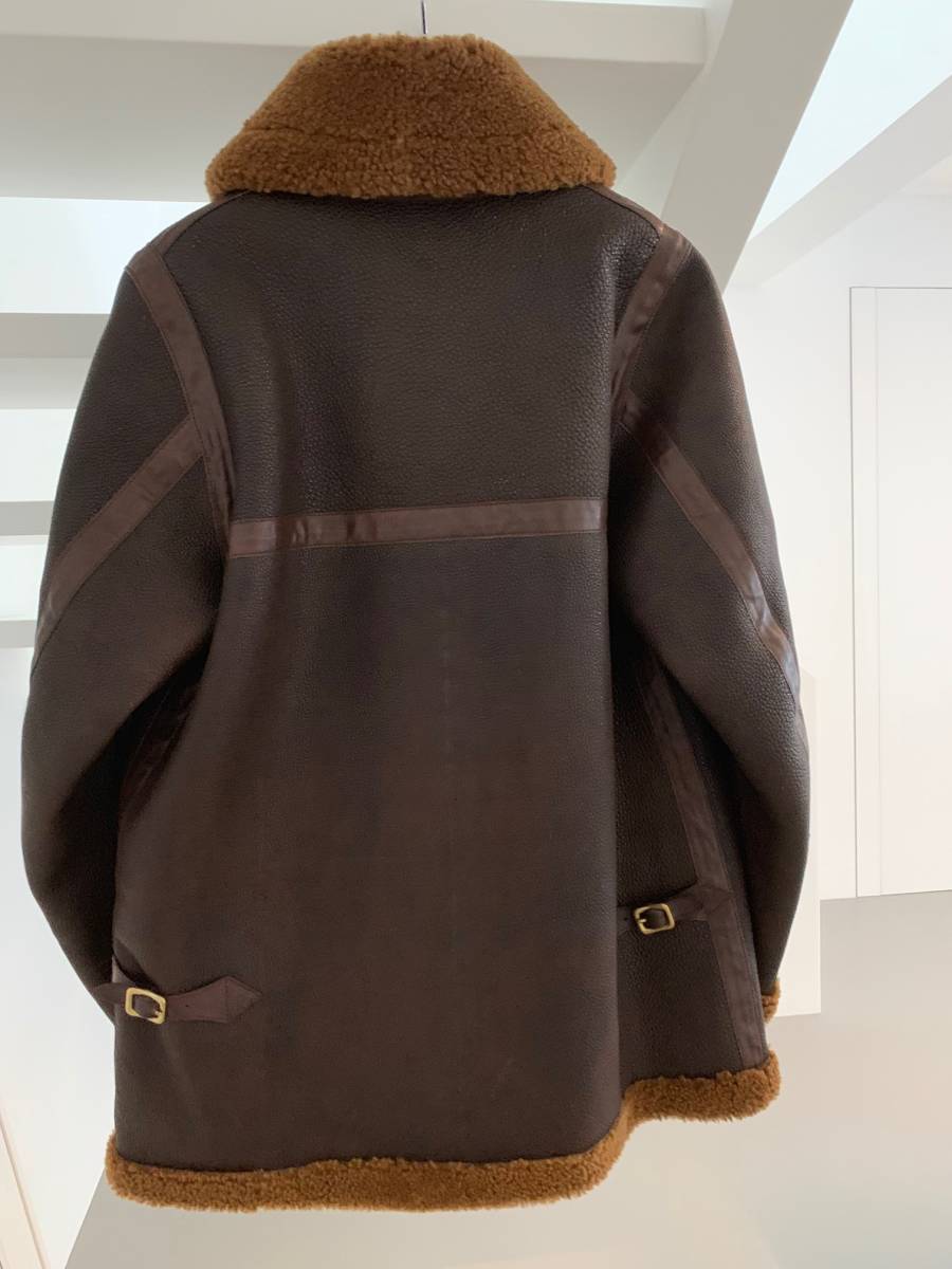 Visvim Flying 定価420万円 visvim FLYING FORTRESS BOMBER IT URUSHI LTHR/VEG SHRLNG DK ...