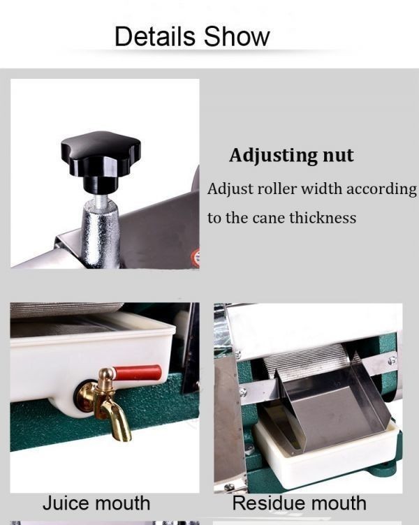 最新版 サトウキビ 絞り機 手動式 サトウキビジューサー_8